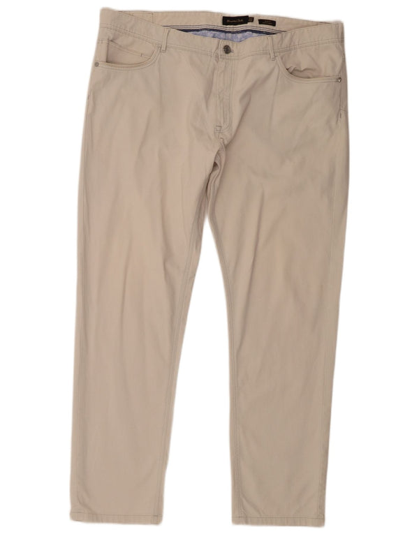 Massimo Dutti Herren Slim Fit Freizeithose EU 50 2XL W40 L31 Beige