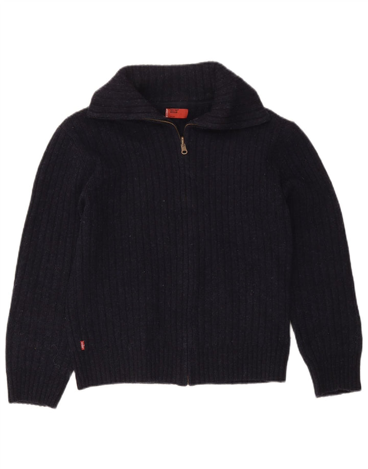 LEVI'S Damen-Cardigan-Pullover UK 12 Medium Navy Blue