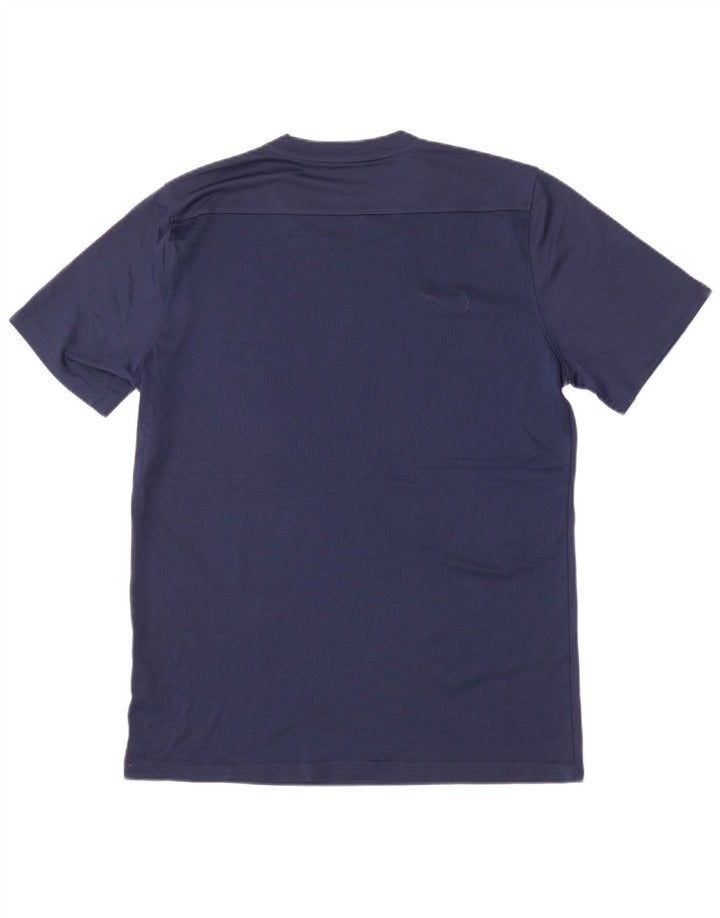 Nike Herren Dri Fit T-Shirt Top Large Marineblau