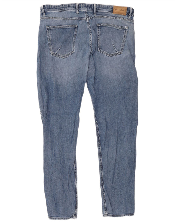 Massimo Dutti Herren Slim Jeans EU 46 XL W36 L31 Blau
