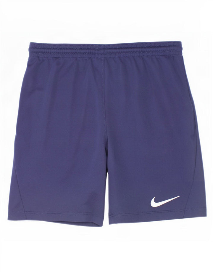 Nike Dri Fit Sportshorts für Jungen, 10–11 Jahre, mittelgroß, marineblau, Polyester