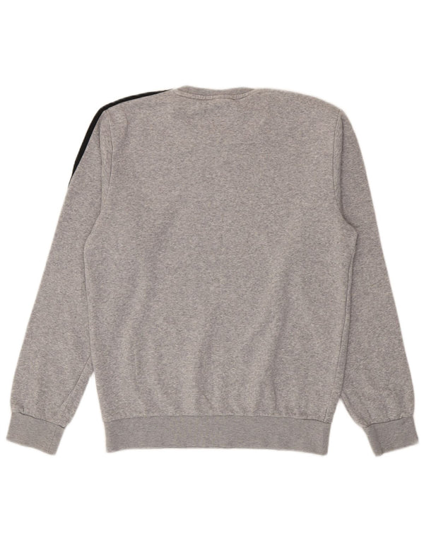 Adidas Herren Grafik-Sweatshirt-Pullover, klein, graue Baumwolle