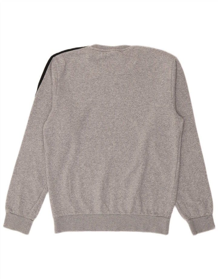 Adidas Herren Grafik-Sweatshirt-Pullover, klein, graue Baumwolle