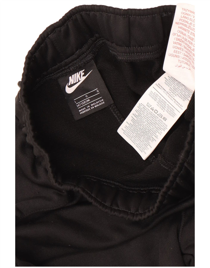 Nike Jungen-Trainingshose, Jogginghose, 12–13 Jahre, Größe L, Schwarz, Polyester