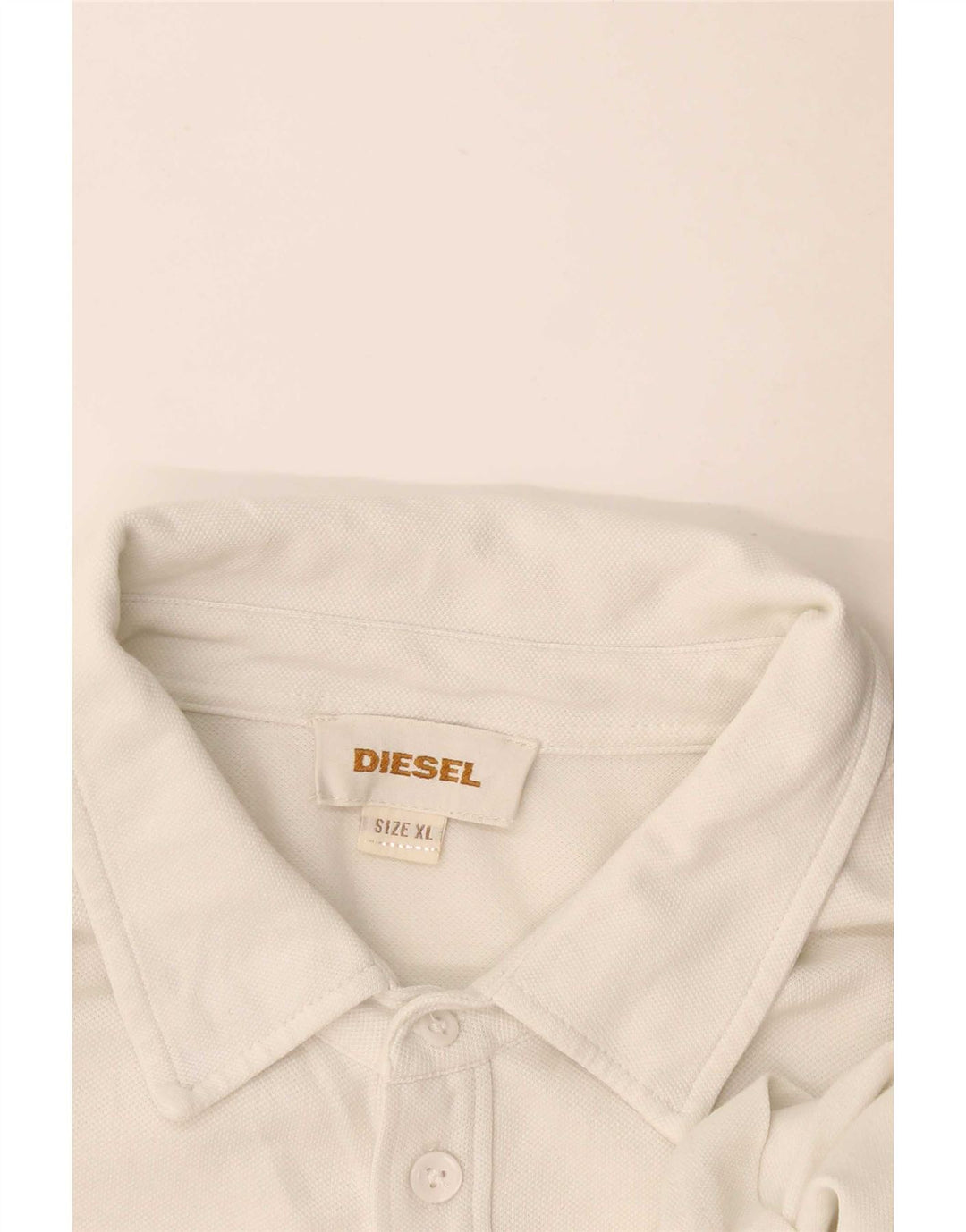Diesel Herren Poloshirt XL Weiß