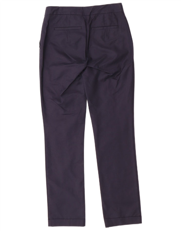 Gerade Chino-Hose für Damen von ZARA, EU 34, 2XS, W24, L28, Marineblau