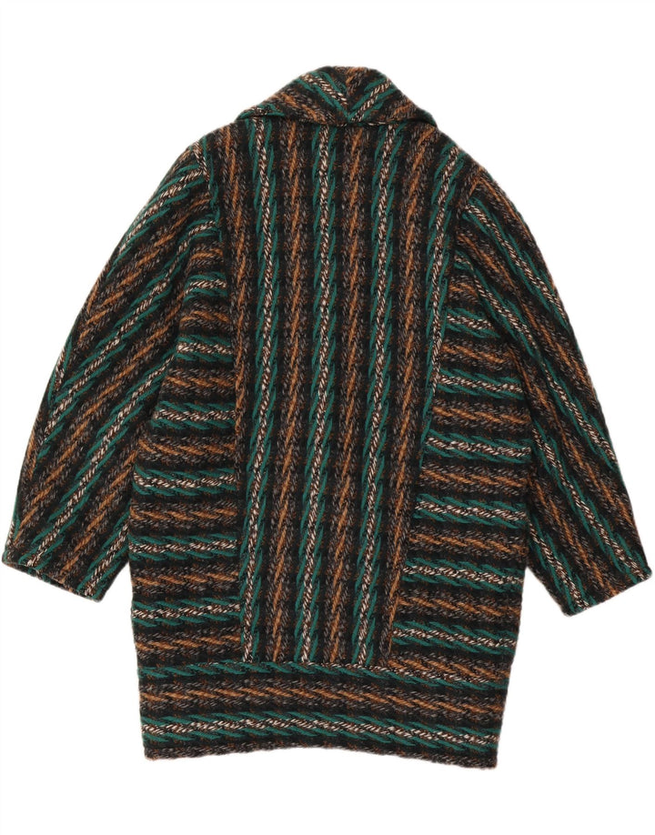 REGINA SCHRECKER Damen Zweireihiger Mantel IT 42 Mittel Mehrfarbig