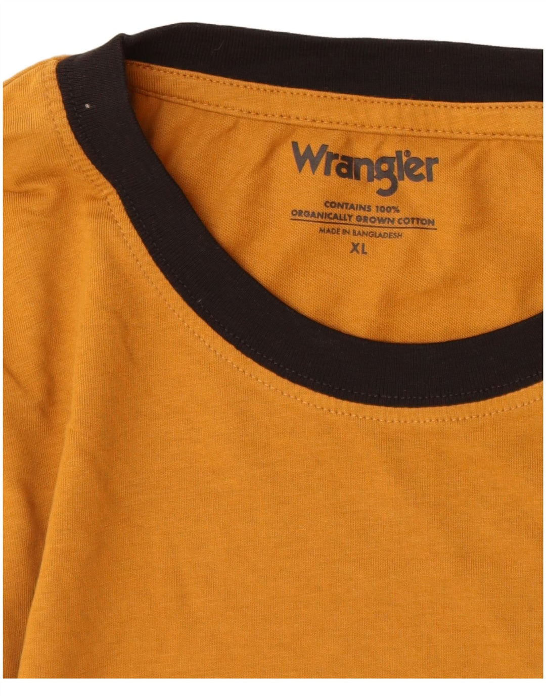WRANGLER Herren T-Shirt Top XL Braun Baumwolle