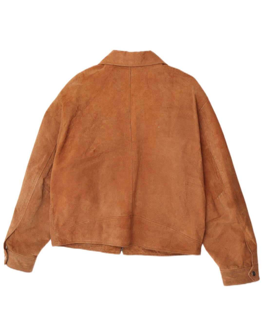 Alan Gordon Damen Wildleder Bomberjacke UK 14 Large Beige Leder