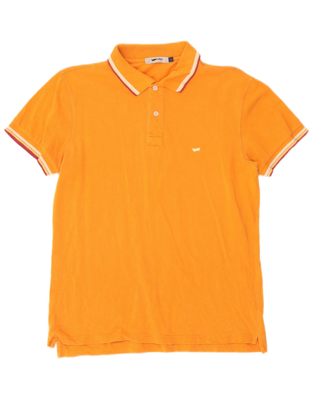 Gas Herren Poloshirt Large Orange