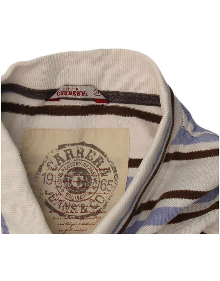 Carrera Herren Poloshirt XL Mehrfarbig gestreift