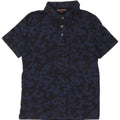 MICHAEL KORS Herren-Poloshirt, klein, marineblau, Camouflage-Baumwolle