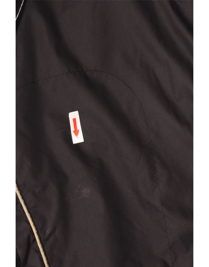 Umbro Herren-Windbreakerjacke mit Kapuze, UK 36, Small, schwarzes Nylon