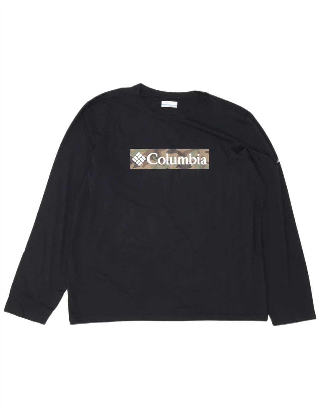 Columbia Herren Graphic Top Langarm XL Schwarz Baumwolle