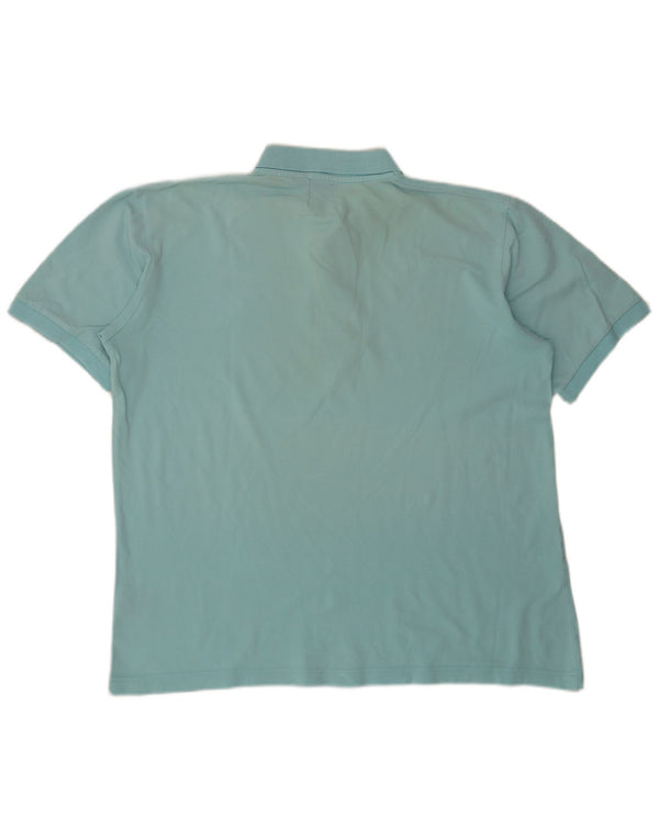 Kappa Herren Poloshirt XL Türkis Baumwolle
