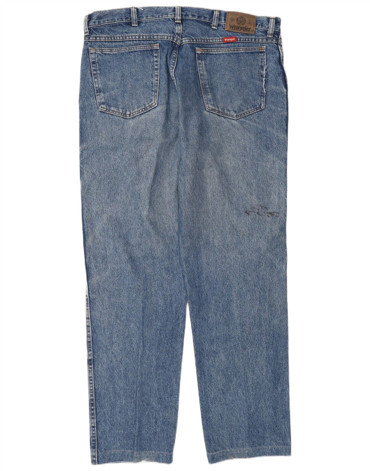 Wrangler Herren Tapered Jeans W38 L34 Blau