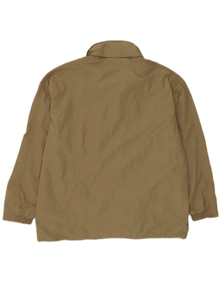 Diadora Herren-Trainingsanzug mit Kapuze, Jacke, XL, Khaki, Polyamid
