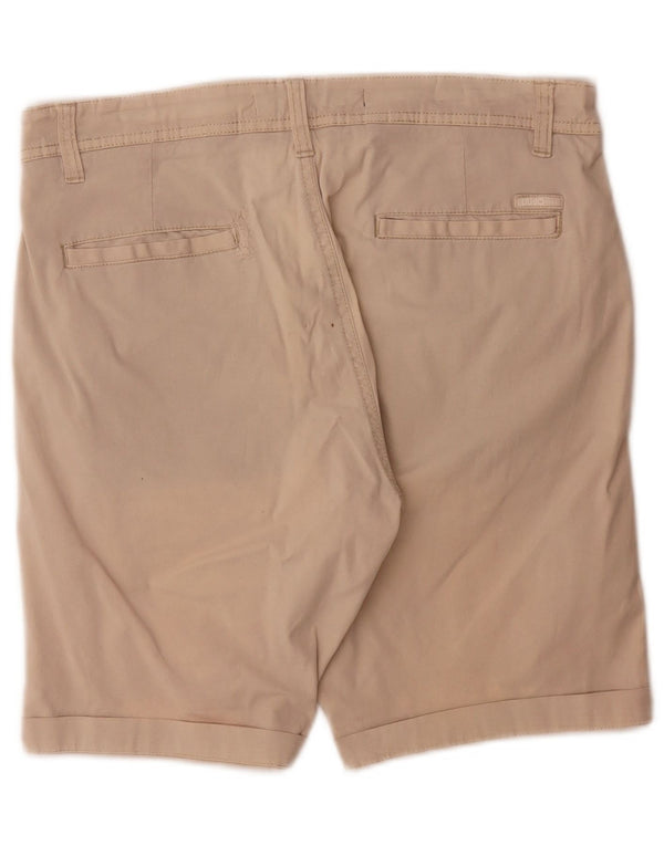 Liu Jo Damen Chinoshorts IT 46 Large W30 Beige Baumwolle