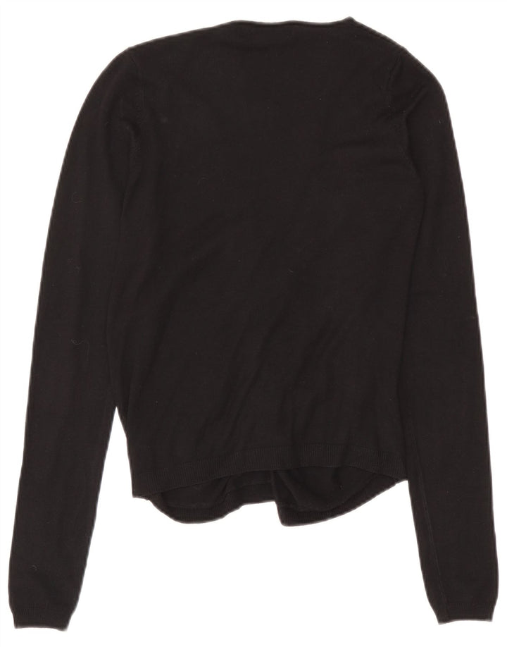 Offener Cardigan für Damen von Zara, Gr. 12, Mittelschwarz, Viskose