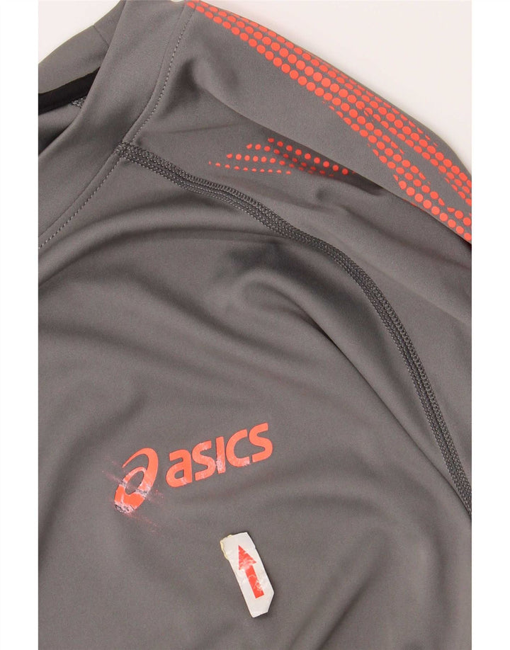 Asics Herren Grafik T-Shirt Top XL Grau Polyester Sport