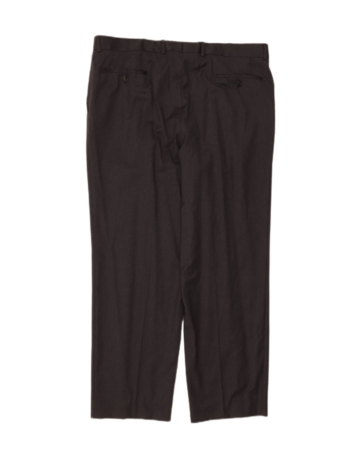 HUGO BOSS Mens Pegged Suit Trousers  W42 L32 Grey Wool Vintage Hugo Boss and Second-Hand Hugo Boss from Messina Hembry 