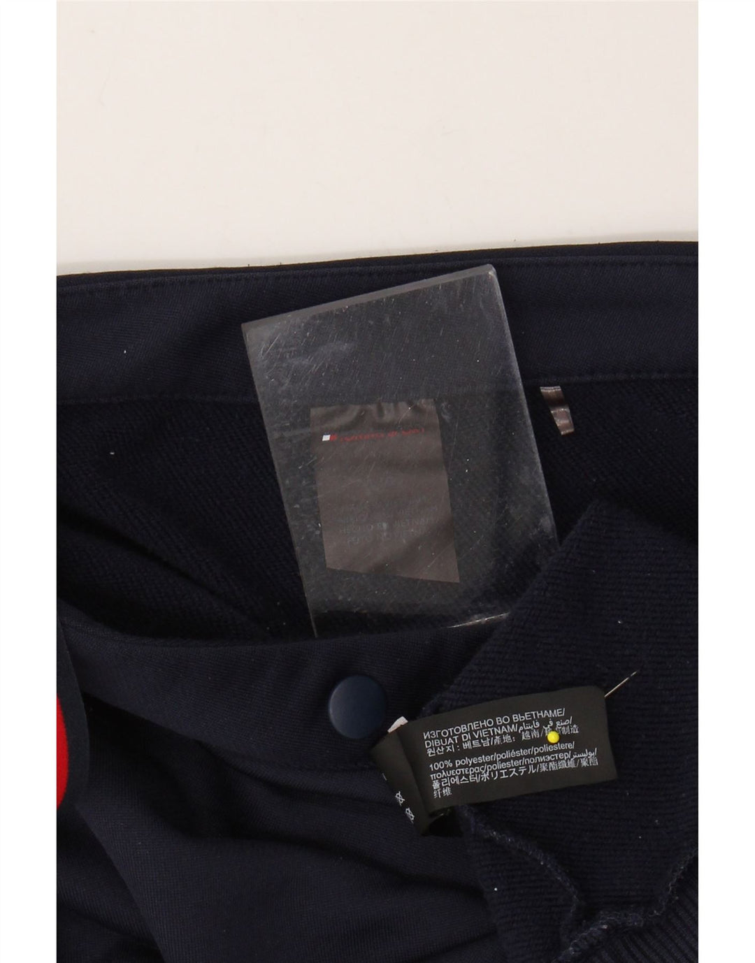 TOMMY HILFIGER Damen Crop Sweatshirt Pullover UK 16 Large Marineblau