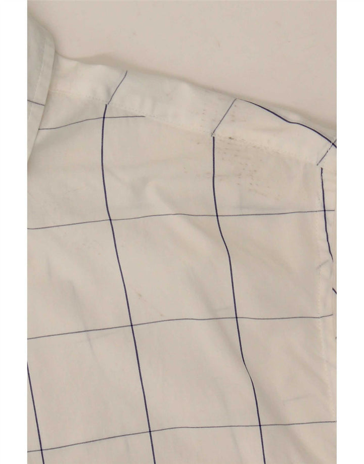 Tommy Hilfiger Herrenhemd, mittelweiß, kariert, Baumwolle