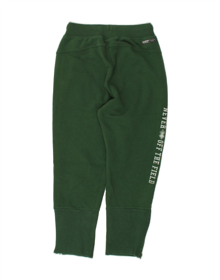 ERREA Womens Graphic Tracksuit Trousers UK 2 2XS  Green Vintage Errea and Second-Hand Errea from Messina Hembry 