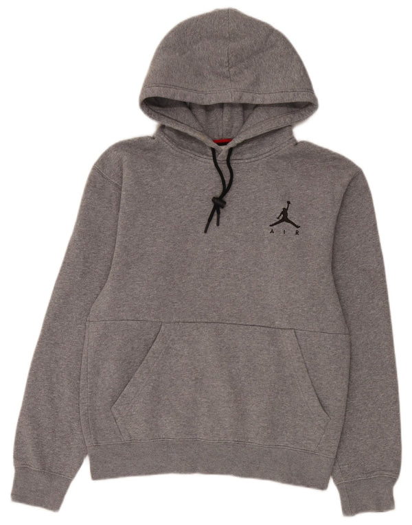 Jordan Herren-Kapuzenpullover mit Standard-Passform, XS, graue Baumwolle