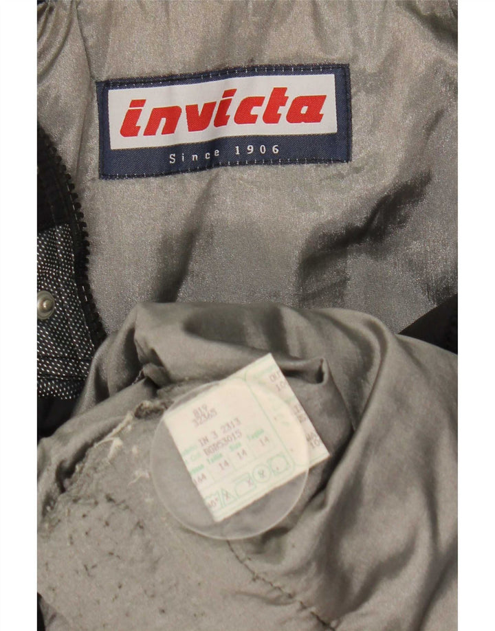 Invicta Womens Graphic Windjacke UK 14 Large Schwarz Colourblock