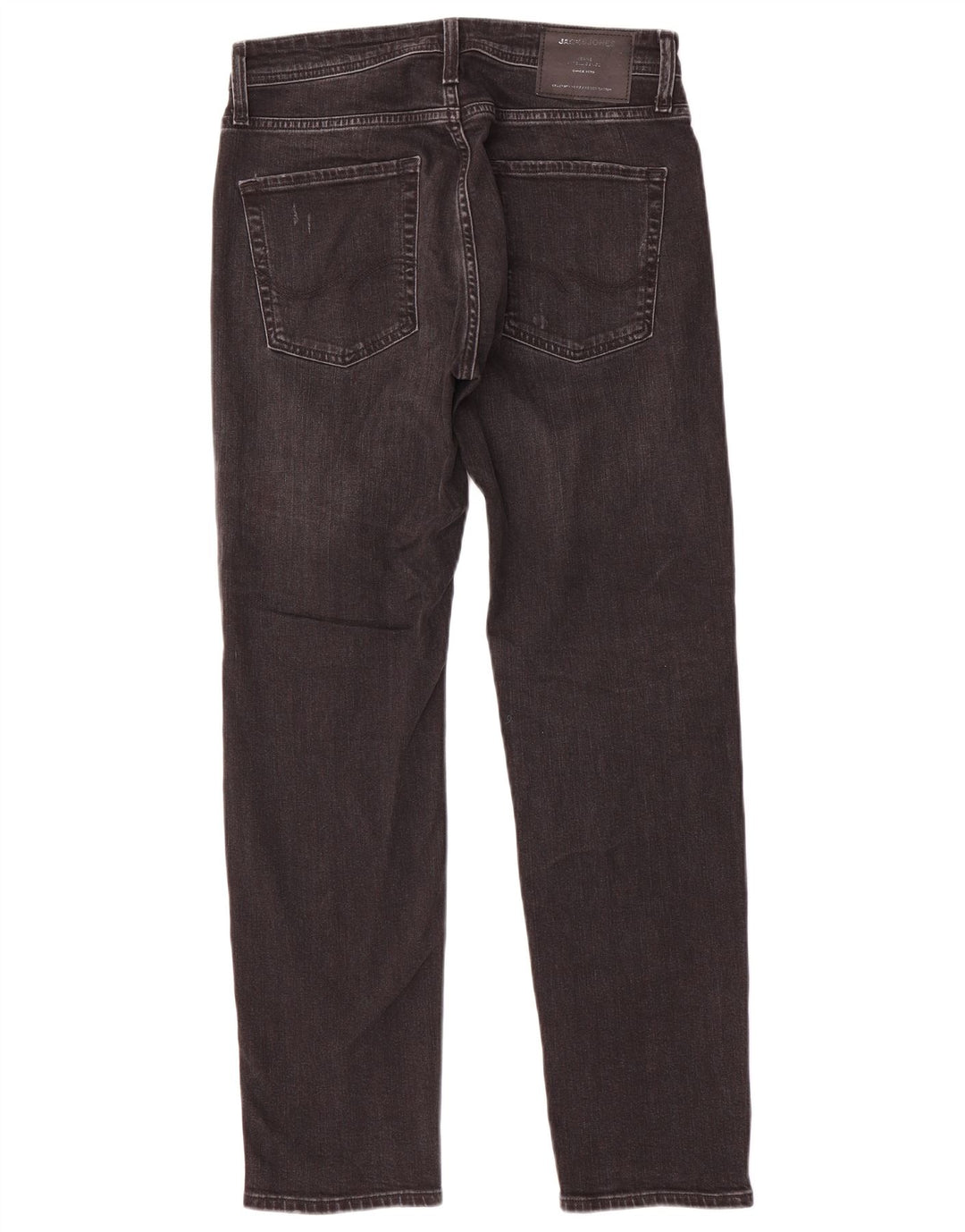 Jack & Jones Herren Distressed Slim Jeans W29 L30 Schwarze Baumwolle
