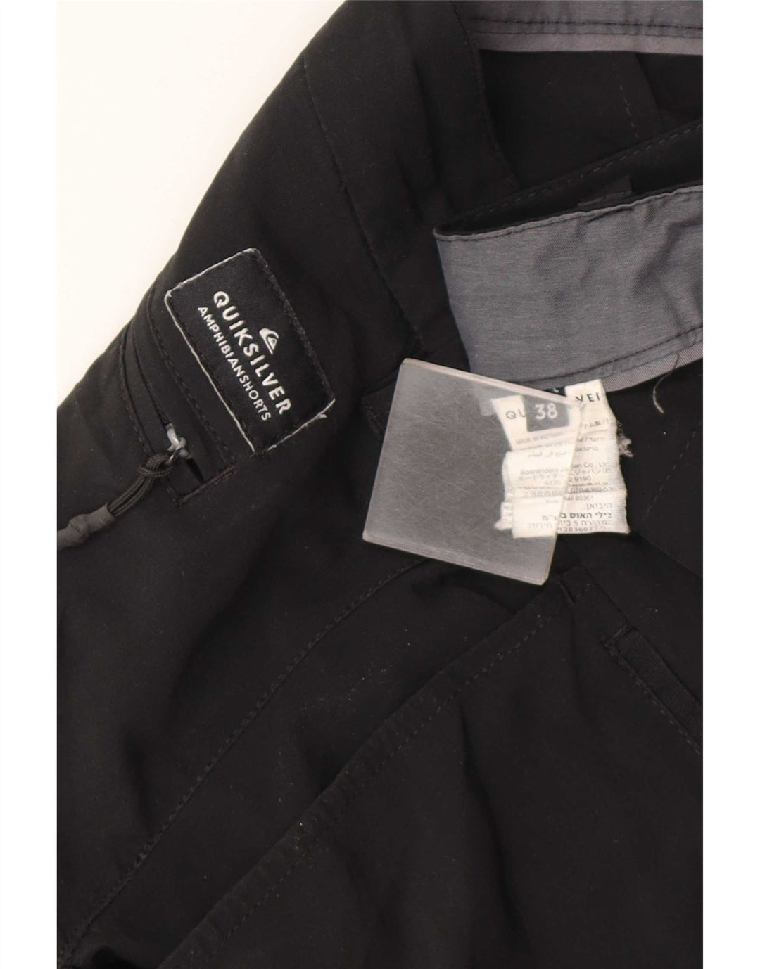 Quiksilver Herren Chinoshorts W38 XL Schwarz Polyester