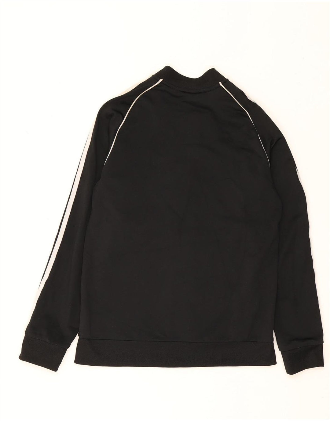 Adidas Jungen Trainingsanzug Top Jacke 11-12 Jahre Schwarzes Polyester