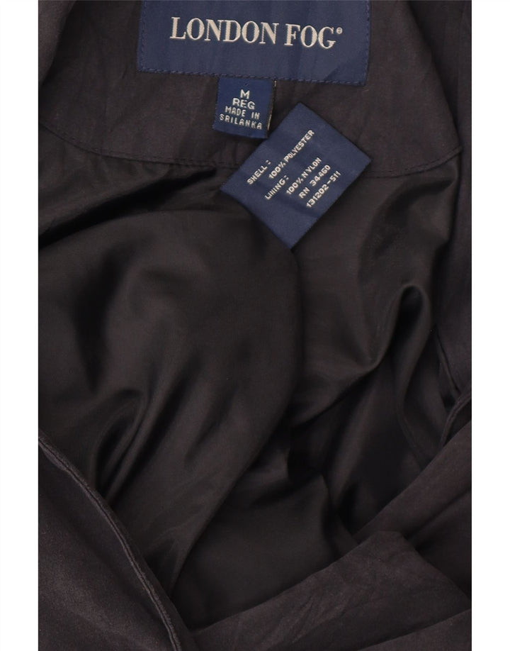 London Fog Damenmantel UK 14 Mittelschwarzes Polyester