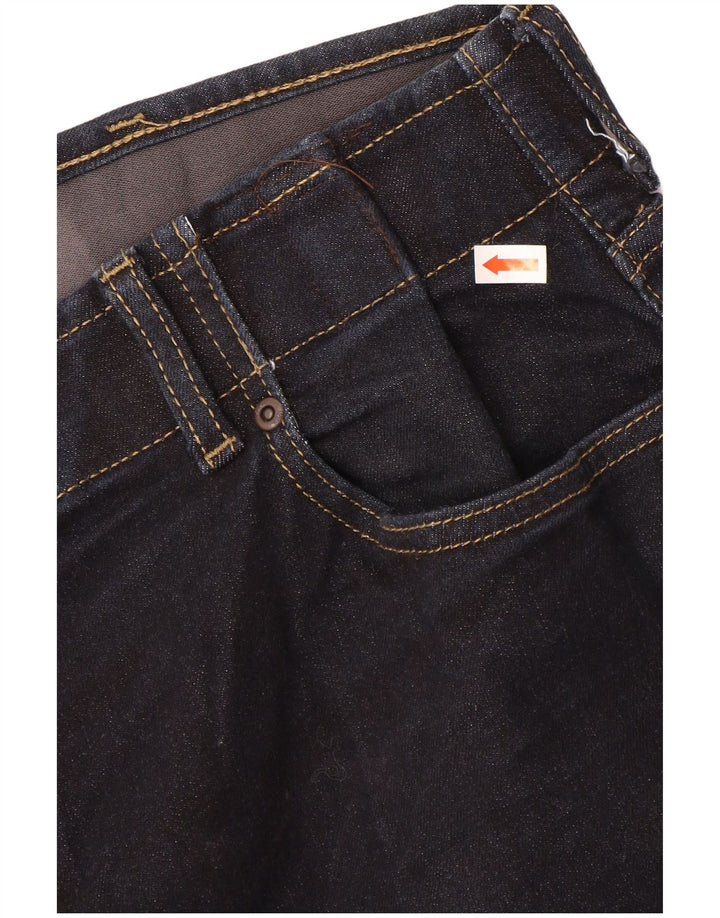 Lee Herren Straight Tapered Jeans W38 L26 Marineblau