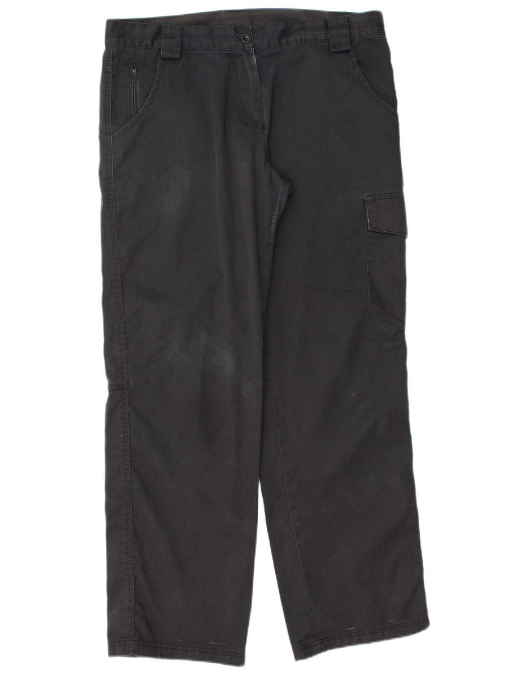 Dickies gerade Cargo-Hose für Damen, UK 12, M, W32, L30, schwarze Baumwolle