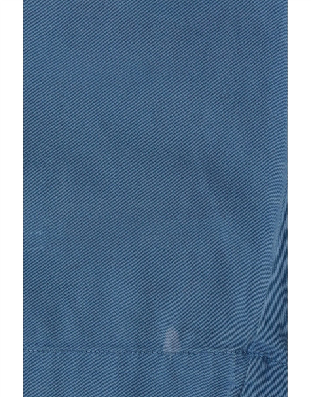 Zara Damen Chino-Shorts, groß, W30, blaue Baumwolle