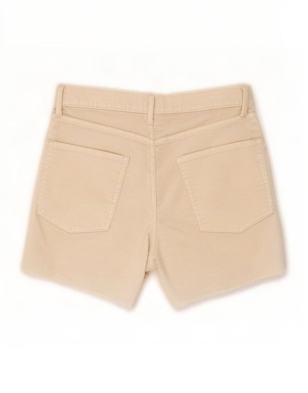 Gap Damen Cordshorts Medium W28 Off White Cotton