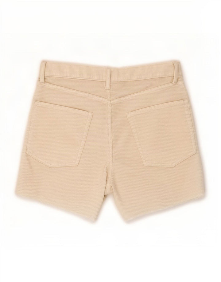 Gap Damen Cordshorts Medium W28 Off White Cotton