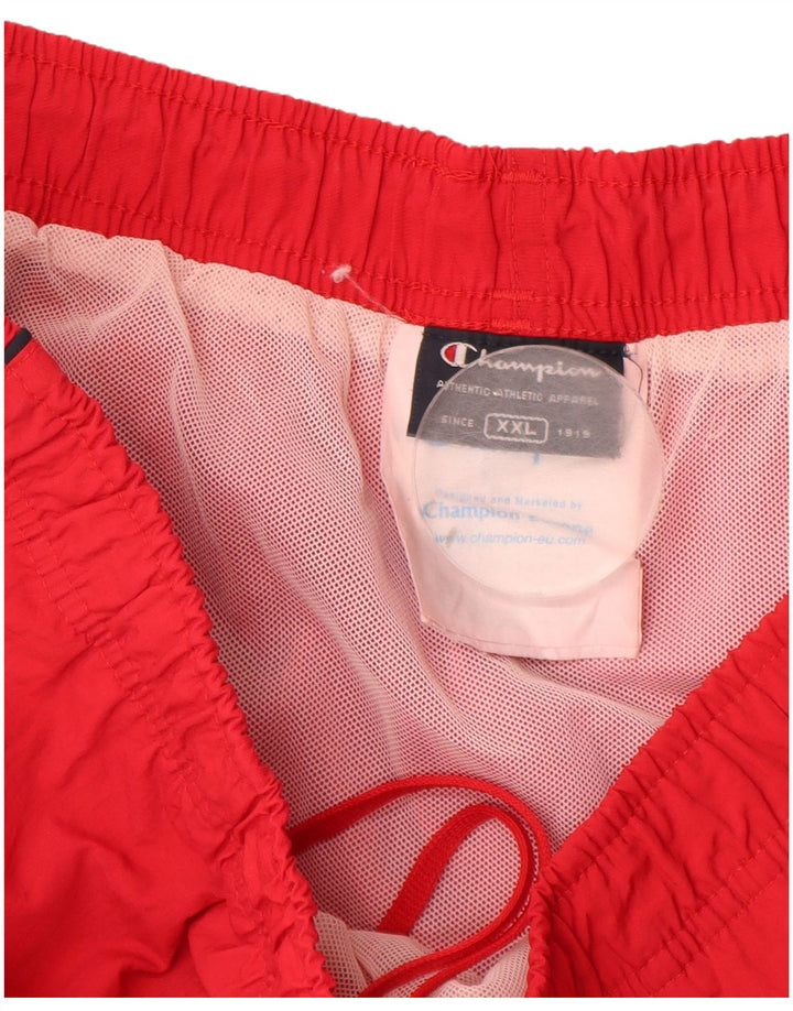 Champion Herren Badeshorts 2XL Rot Polyamid