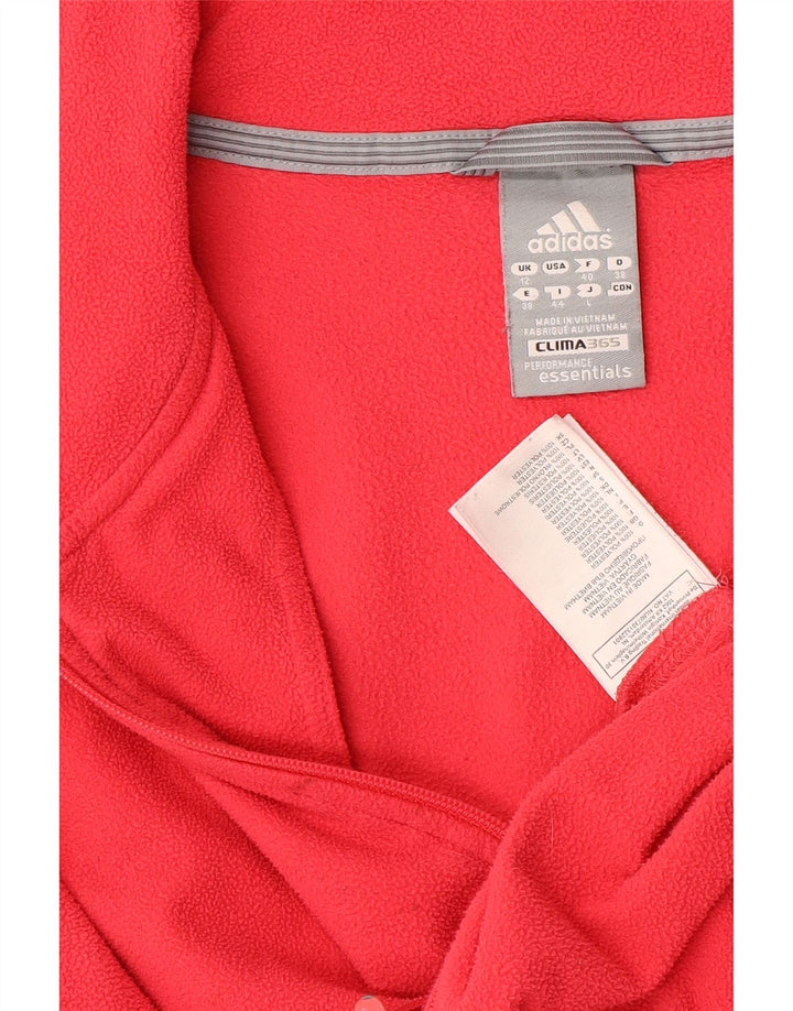 ADIDAS Damen Clima 365 Fleecejacke UK 12 Mittelrosa Polyester