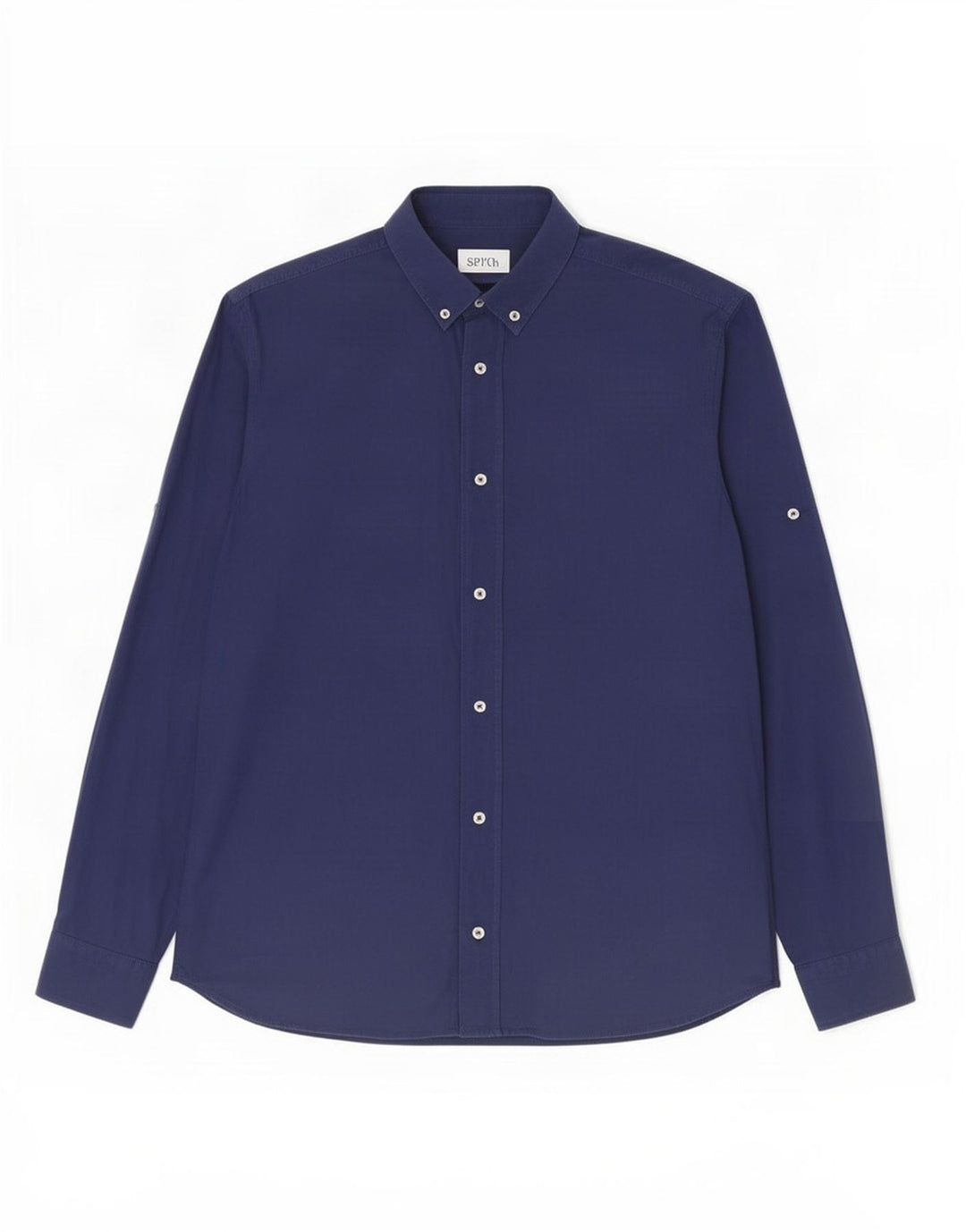 Zara Herren-Hemd mit entspannter Passform, Größe S, Marineblau