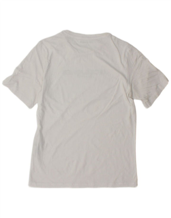 Jack & Jones Herren-T-Shirt mit Grafik, Größe S, weiße Baumwolle