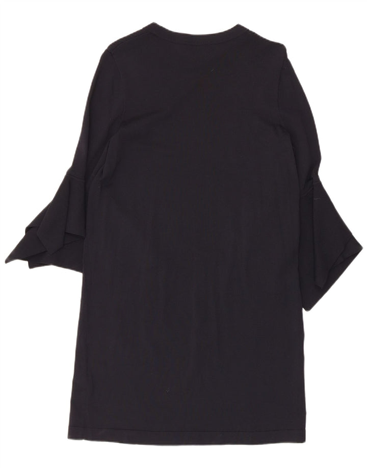 Cos Damen-Etuikleid mit 3/4-Ärmeln, Größe S, Marineblau
