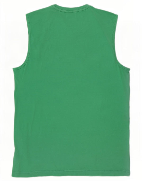 Puma Herren Graphic Vest Top Large Grün