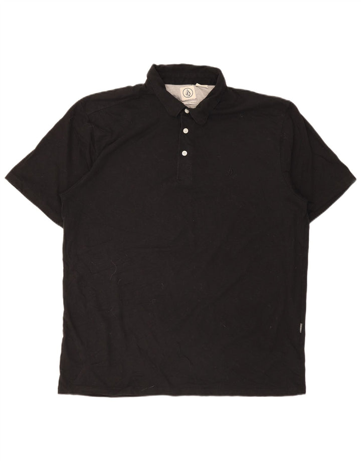 Volcom Herren Poloshirt XL Schwarz Baumwolle