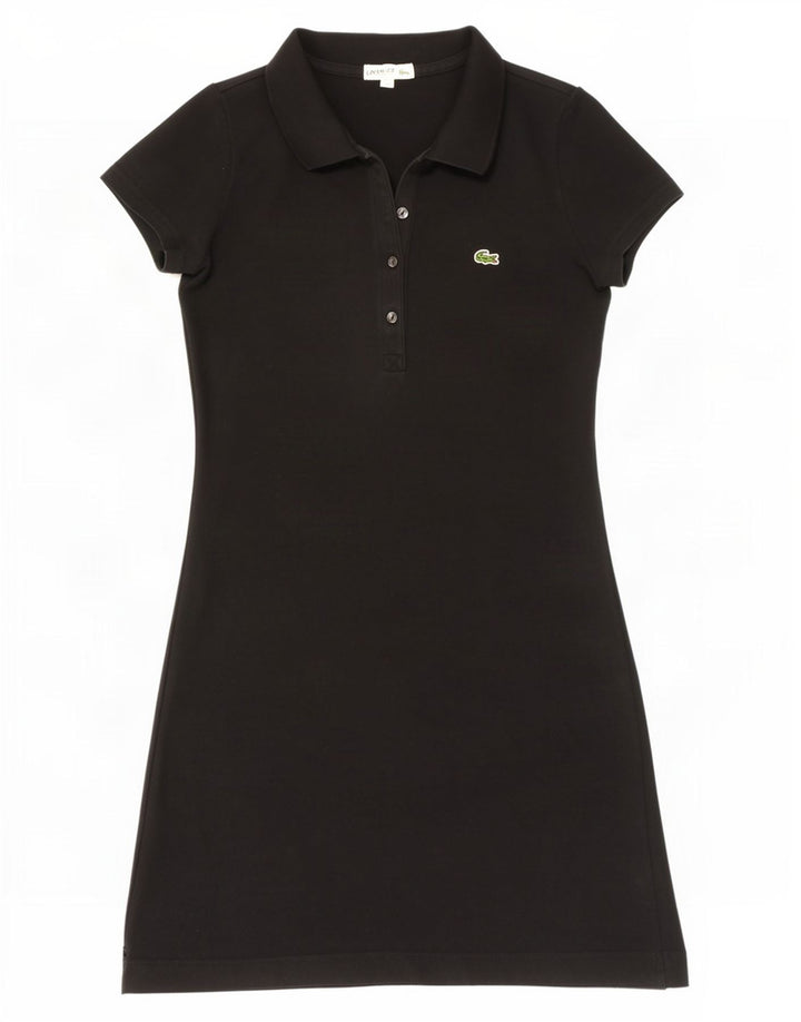 Lacoste Damen Polokleid Größe 34 Small Schwarz