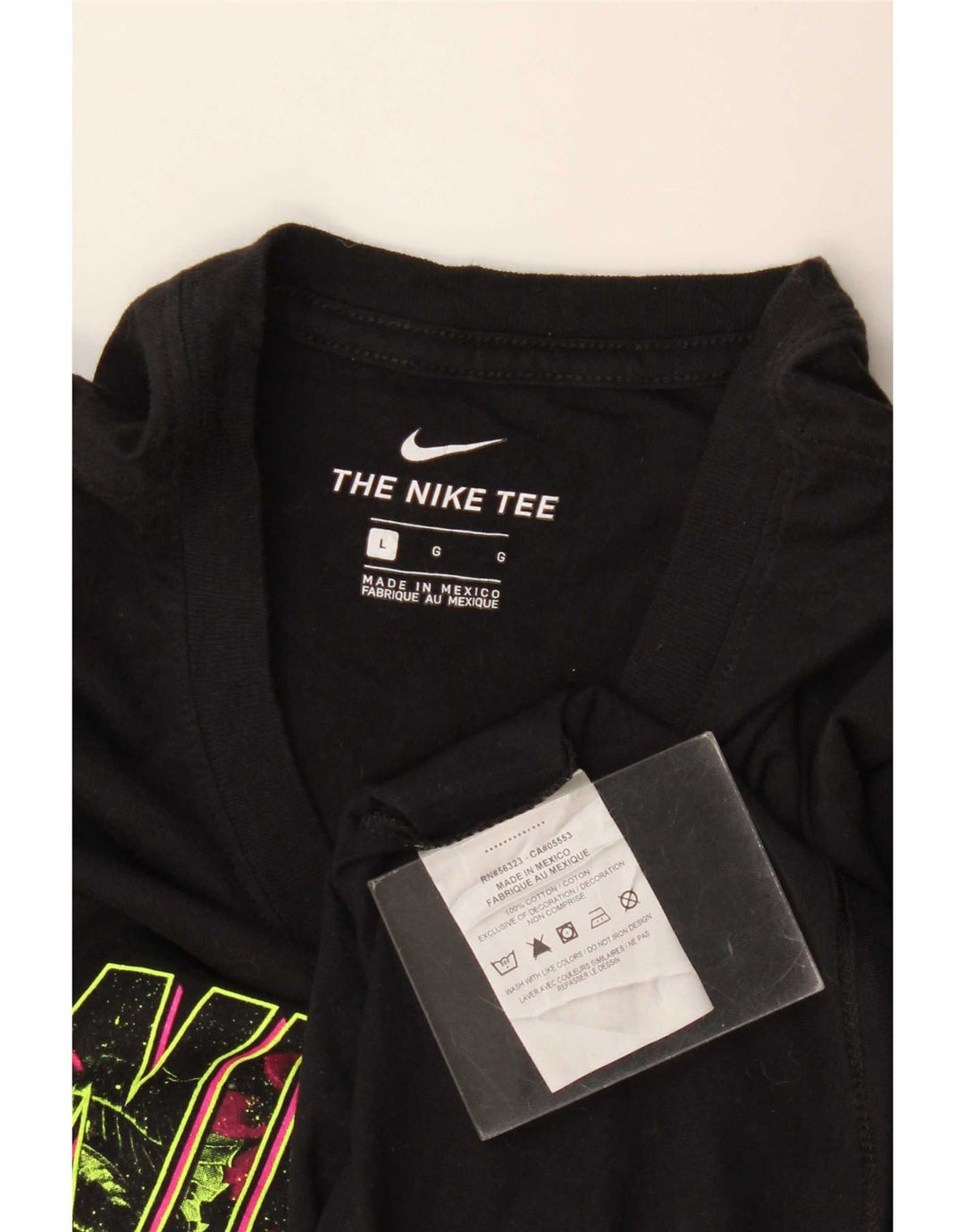 Nike Herren-T-Shirt mit Grafik, groß, aus schwarzer Baumwolle