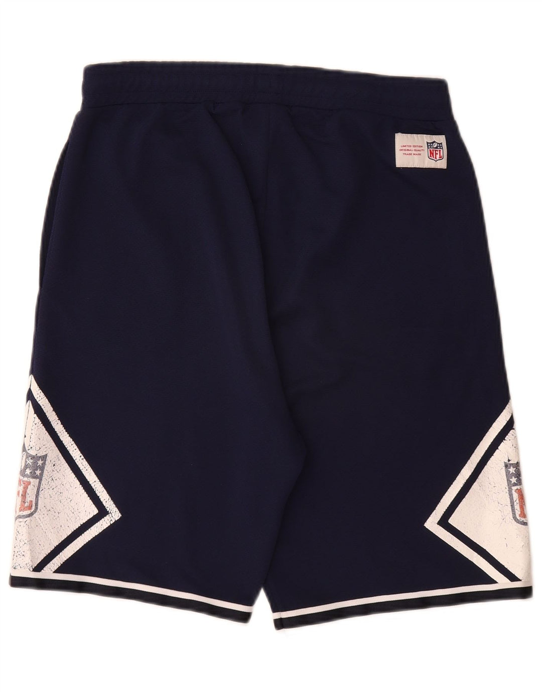 NFL Herren-Sportshorts mit Grafik, mittelgroß, Marineblau, Farbblock