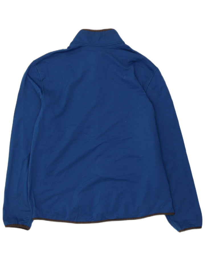 EDDIE BAUER Herren-Trainingsanzug-Oberteiljacke UK 42 XL Blaues Polyester